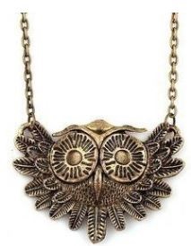 neclace-vintae-owl