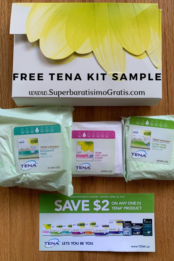 GRATIS un kit de productos TENA