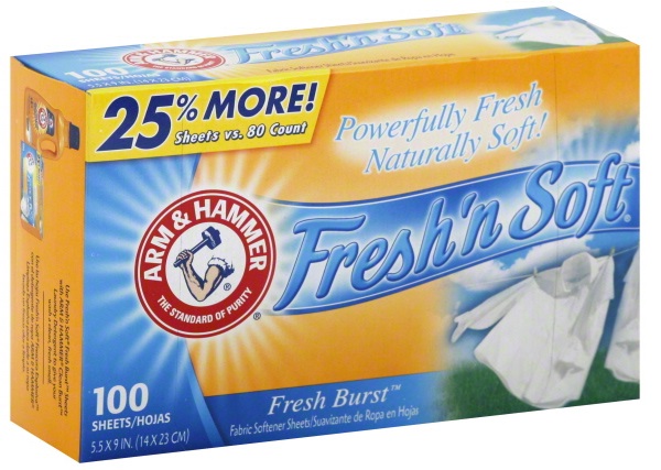 free arm hammer freshn soft sheets