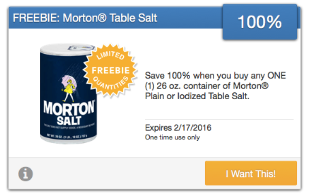 freebie morton table salt saving start