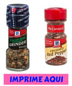 GRATIS condimentos McCormick Spices con cupones en Walmart y Target ...