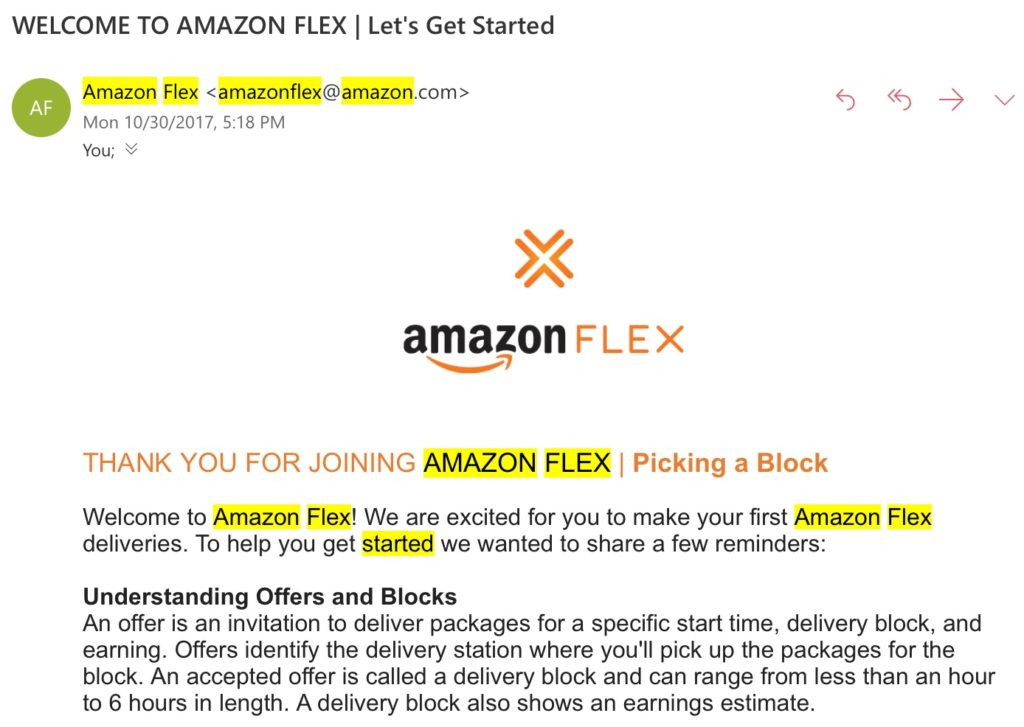 Gana de 18 a 26 dólares la hora con Amazon Flex