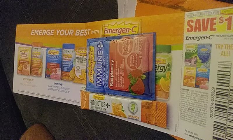 GRATIS muestra de vitaminas Emergen-C Drink