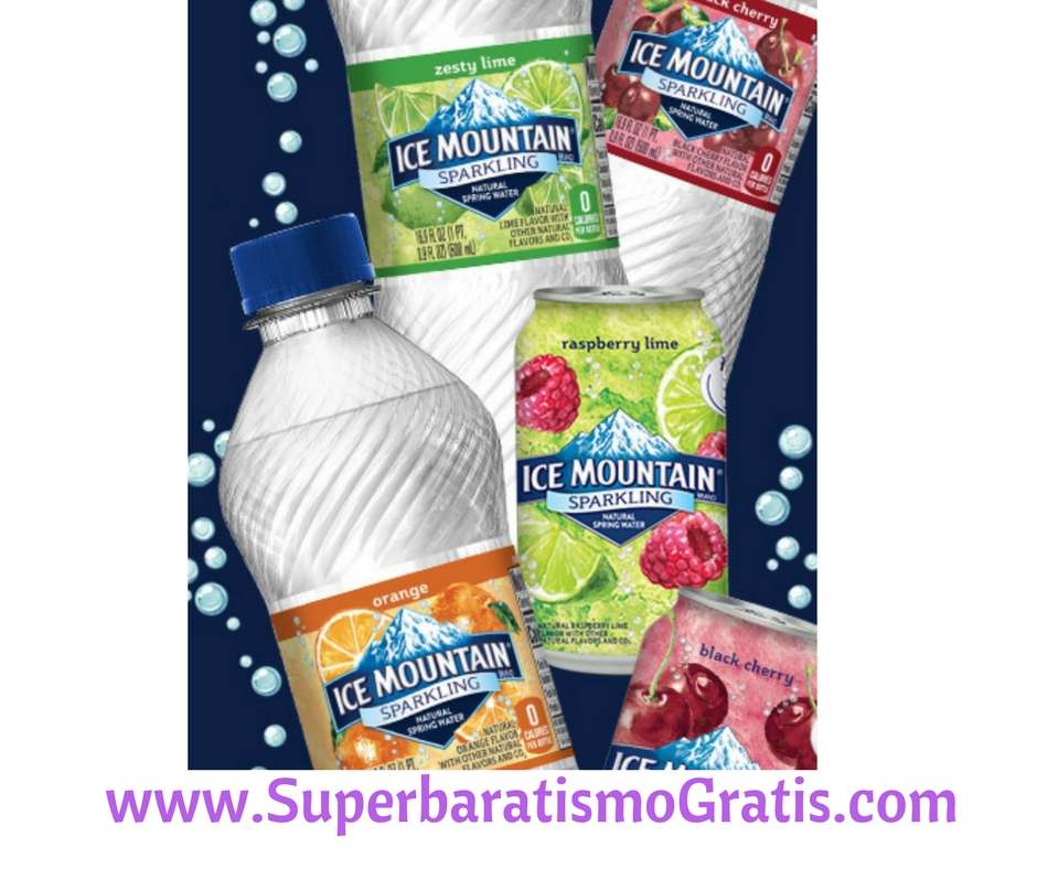 GRATIS Sparkling Ice Mountain Brand Natural Spring Water