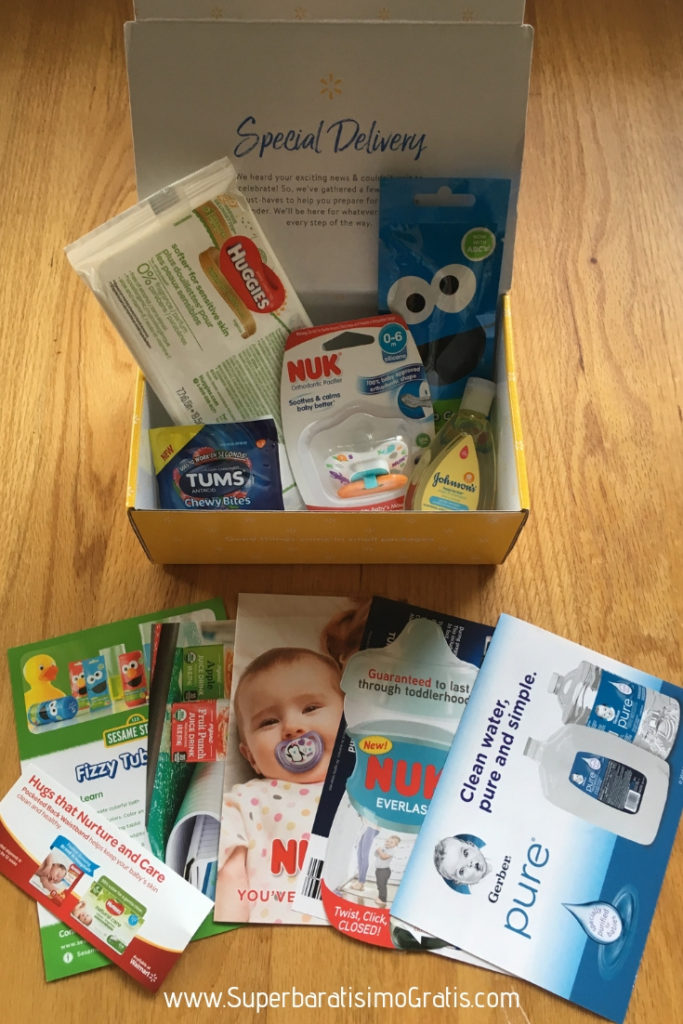 GRATIS muestras para bebé WELCOME BOX gracias a Walmart