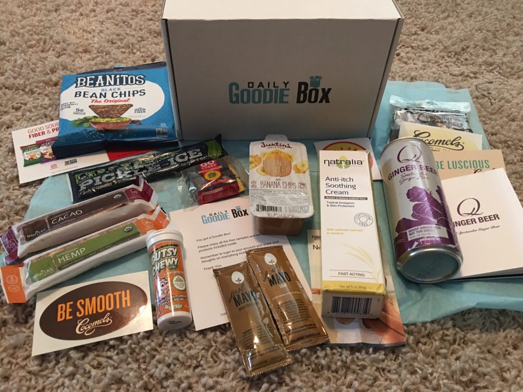 muestras de Daily Goodie Box