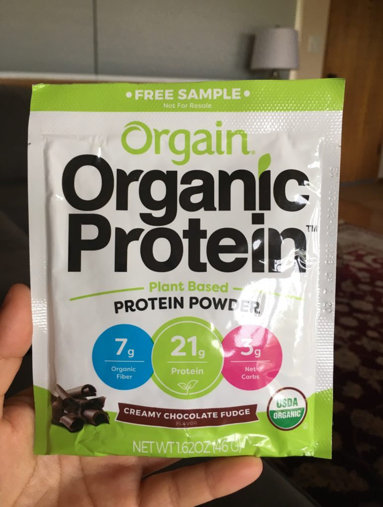 GRATIS Orgain Organic Protein y Organic bar for kids