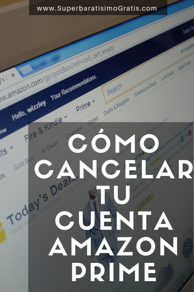 Cómo cancelar tu cuenta de Amazon Prime