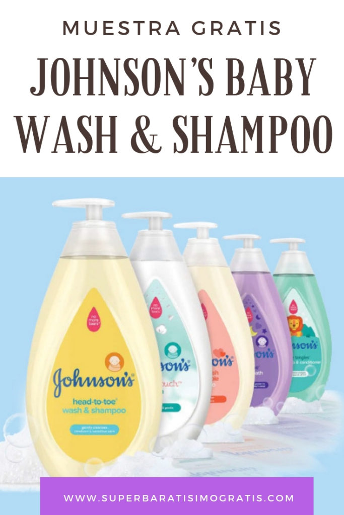 GRATIS muestra de Johnson's Baby Wash & Shampoo | Súper ...