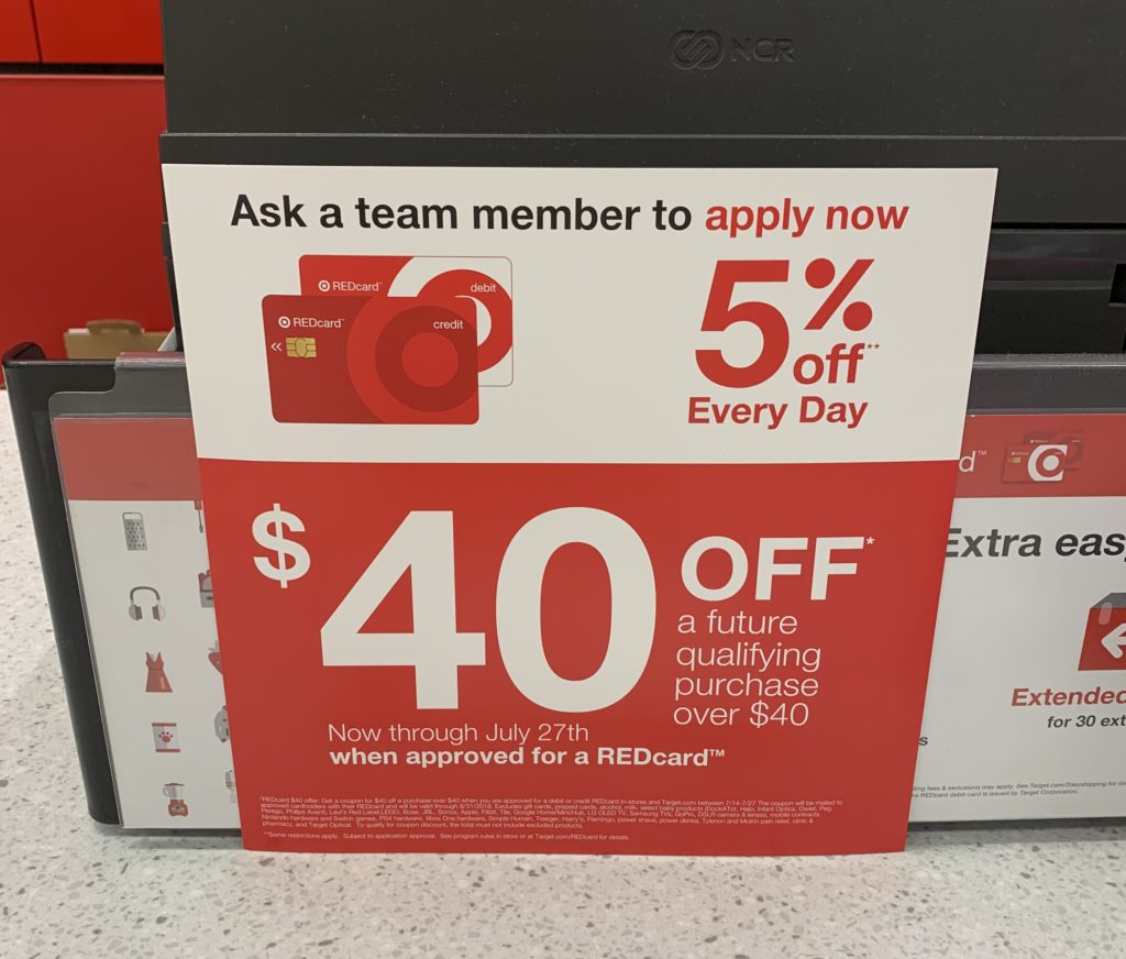 Rugido adyacente ampliar Target REDcard Offer: $40 descuento en la compra de $40 en Target | Súper  Baratísimo Gratis