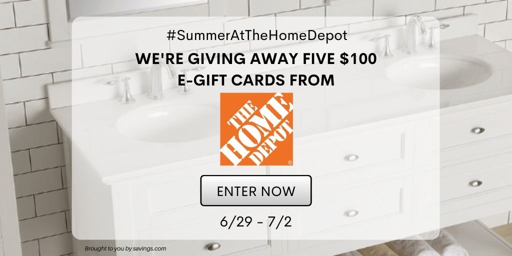 Sorteo: Gana una tarjeta de regalo Home Depot