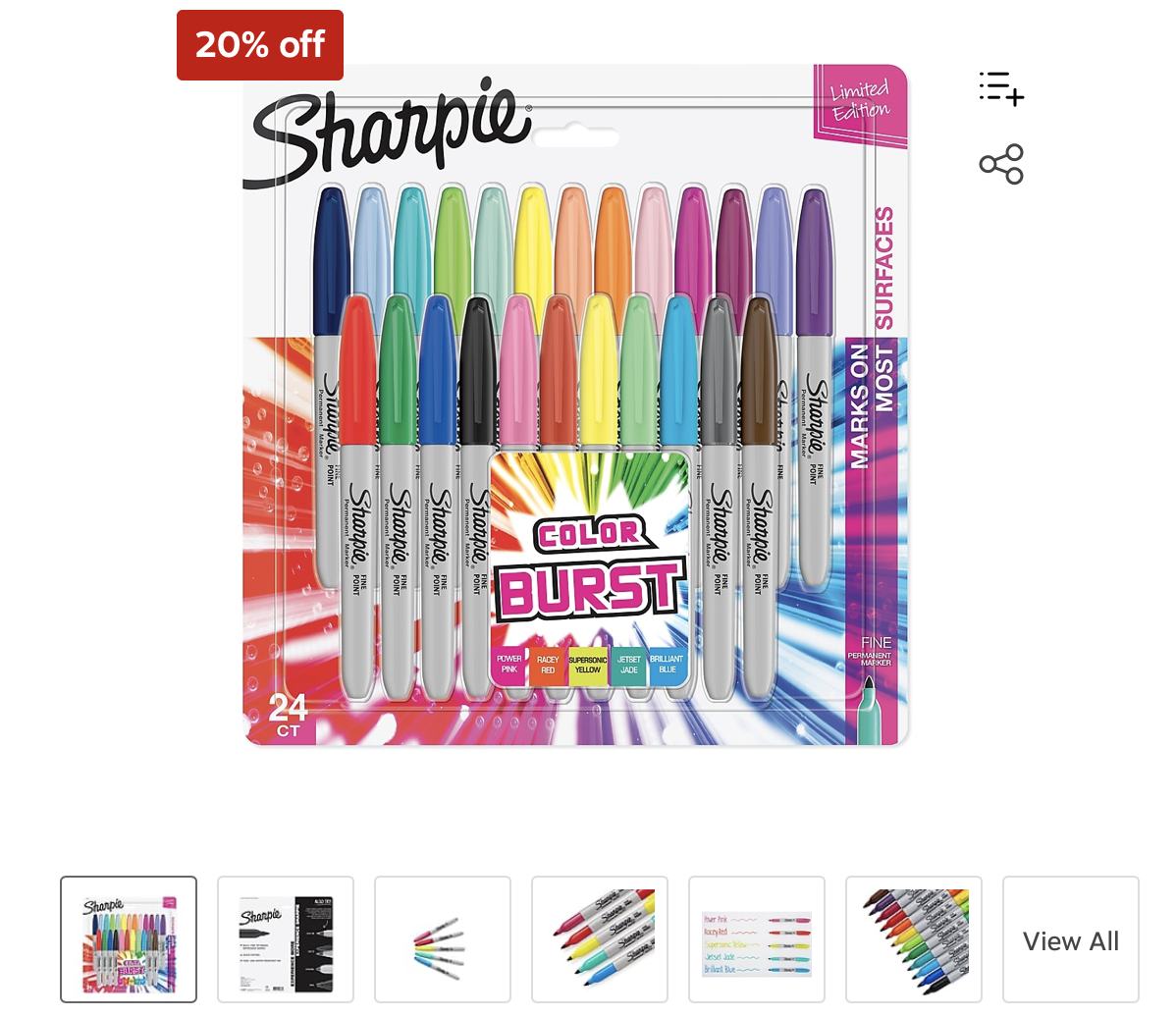 $14 Gratis Sharpie Color Bust en Staples gracias a Topcashback | Súper ...