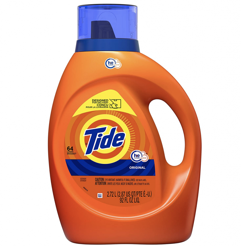 Detergente Tide de 64 loads a solo $9 en Amazon