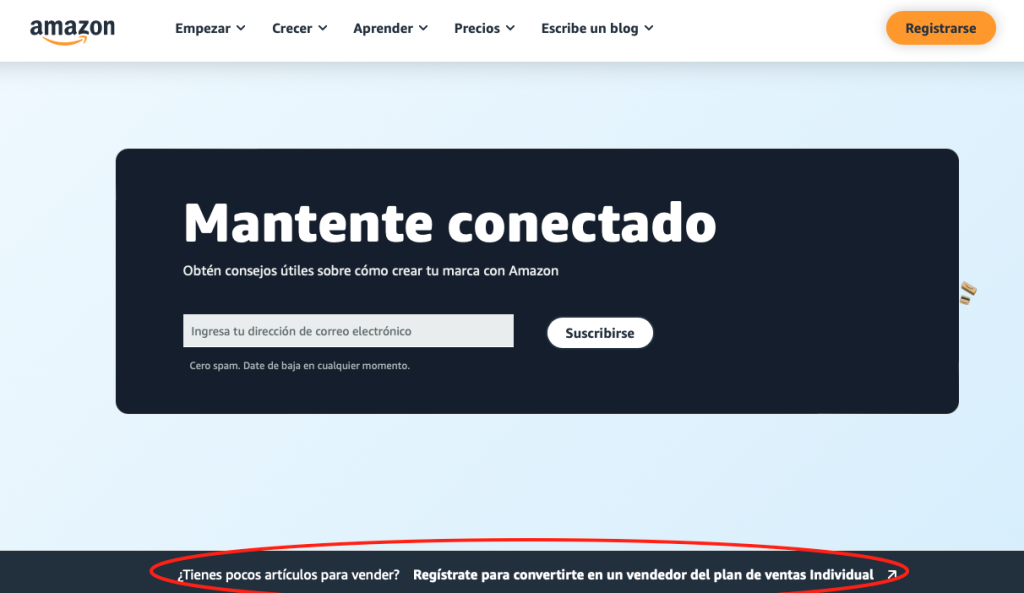 Cómo crear una cuenta de Amazon gratis para vender