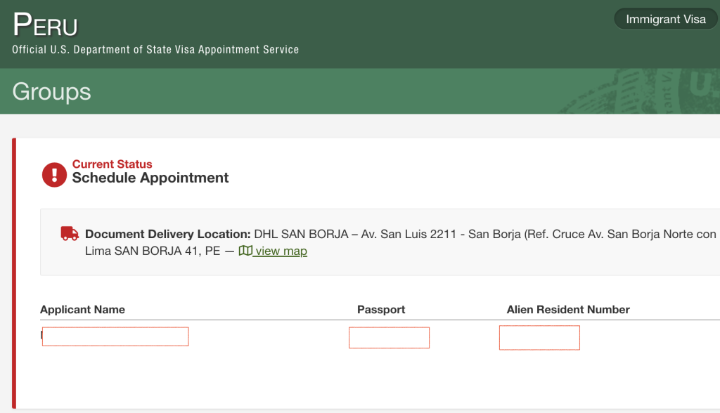 Visa SB-1 de residente retornante