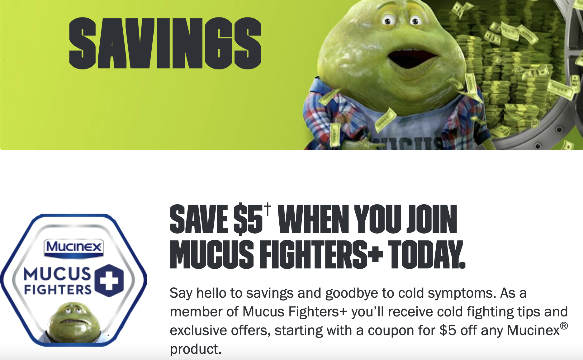 Cupón de $5 de descuento en Mucinex | Súper Baratísimo Gratis