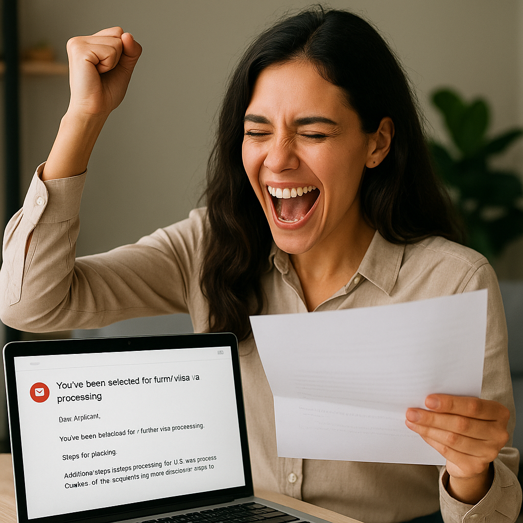 Gané la lotería de visas para los Estados Unidos